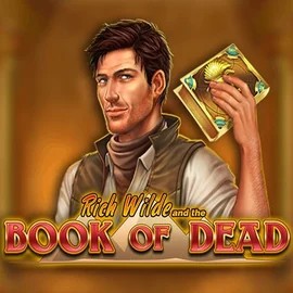 Book of Dead slot visual from Play'n GO available on frumzikasino.de