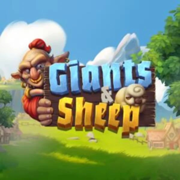 Official Slots logo: Giants and Sheep by Relax Gaming at Frumzi Casino