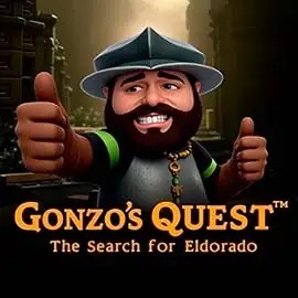 Gonzo's Quest slot logo by NetEnt at Frumzi CasinoGonzo's Quest