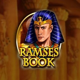 Slots logo of Ramses Book Deluxe from Gamomat at Frumzi Casino